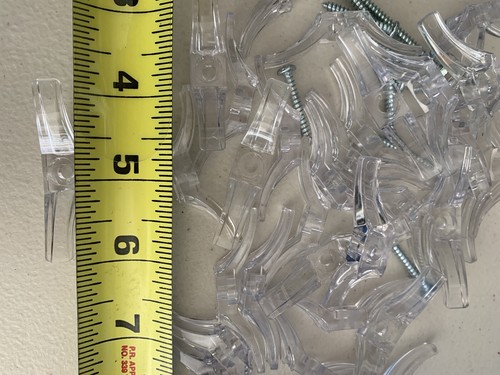 Qty cord cleats clear - 20,