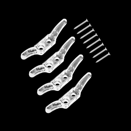 4pcs clear cord cleats for - clear,